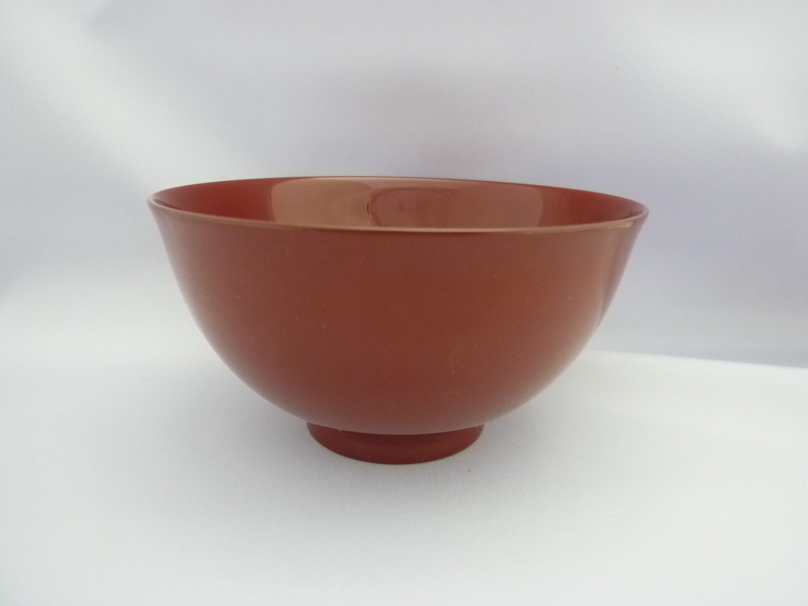 木製夢うるし朱飯椀