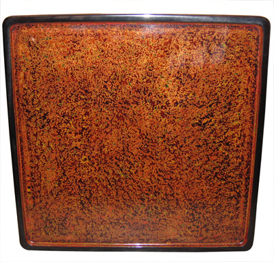 木製堆朱こたつ板２．５尺漆塗