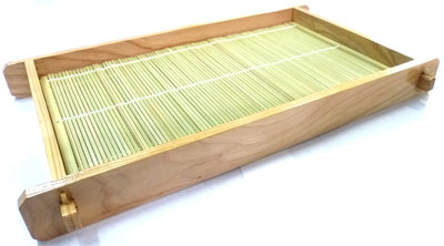 木製杉へぎそば大竹ス付 国産品