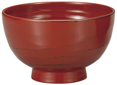 木製弥生汁椀根来漆塗 化粧箱入/お椀/漆塗