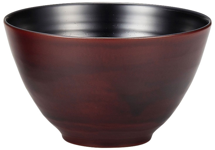 木製薄挽き多彩椀溜内黒 化粧箱入/お椀/漆塗